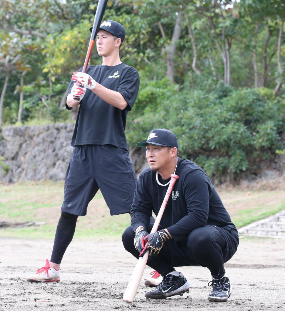 秋広優人と中田翔